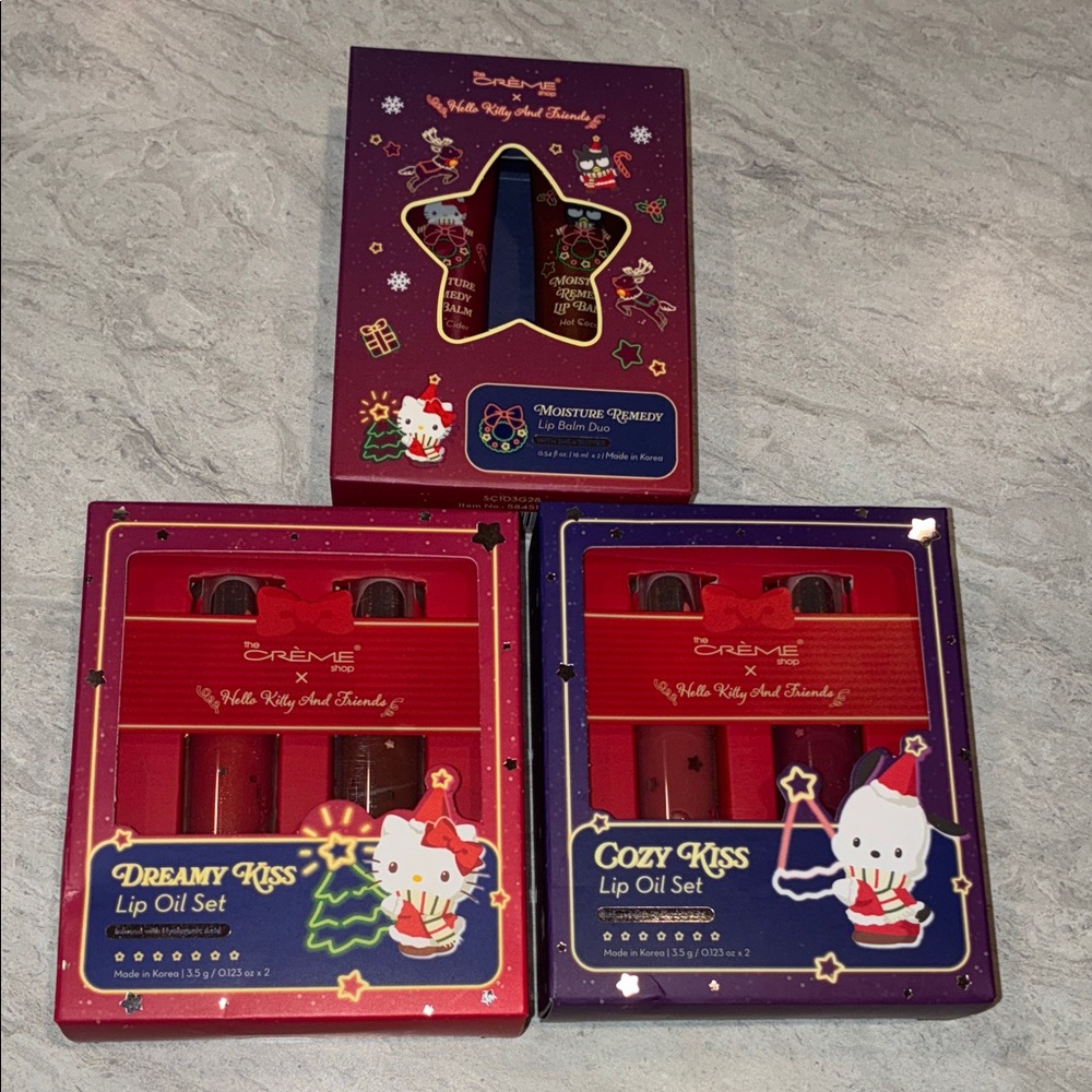 Hello Kitty Lip Oil Set the CRÈME